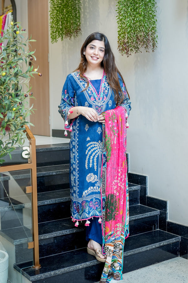 Priya Digital Print Suit Set