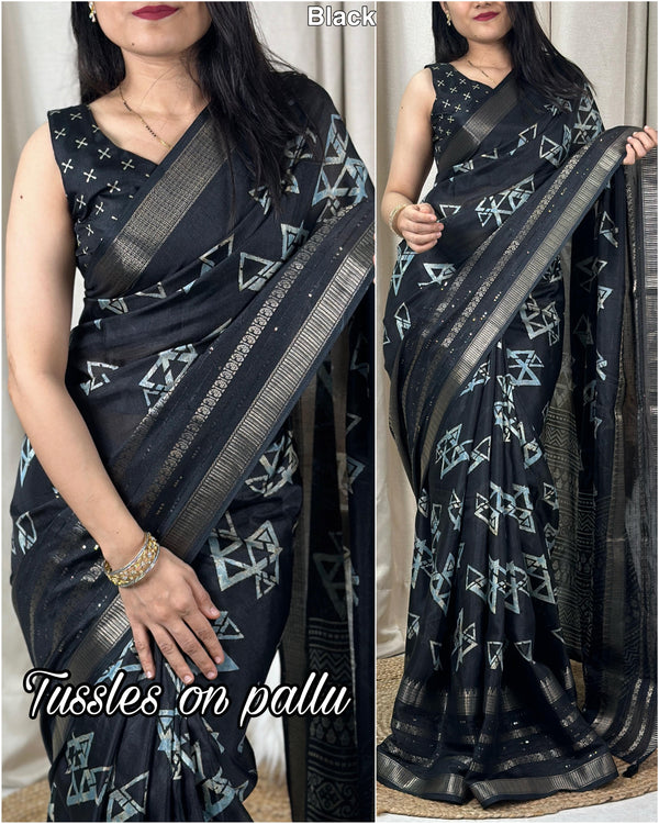 Label mishwa dreamy kalamkari print saree is here to make you the queen of the fashion jungle.