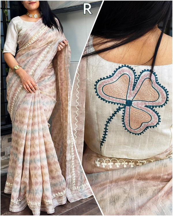 Lable mishwa presents  Monika  lurex linen Saree